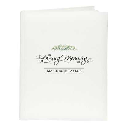 Personalised In Loving Memory Traditional Photo Album