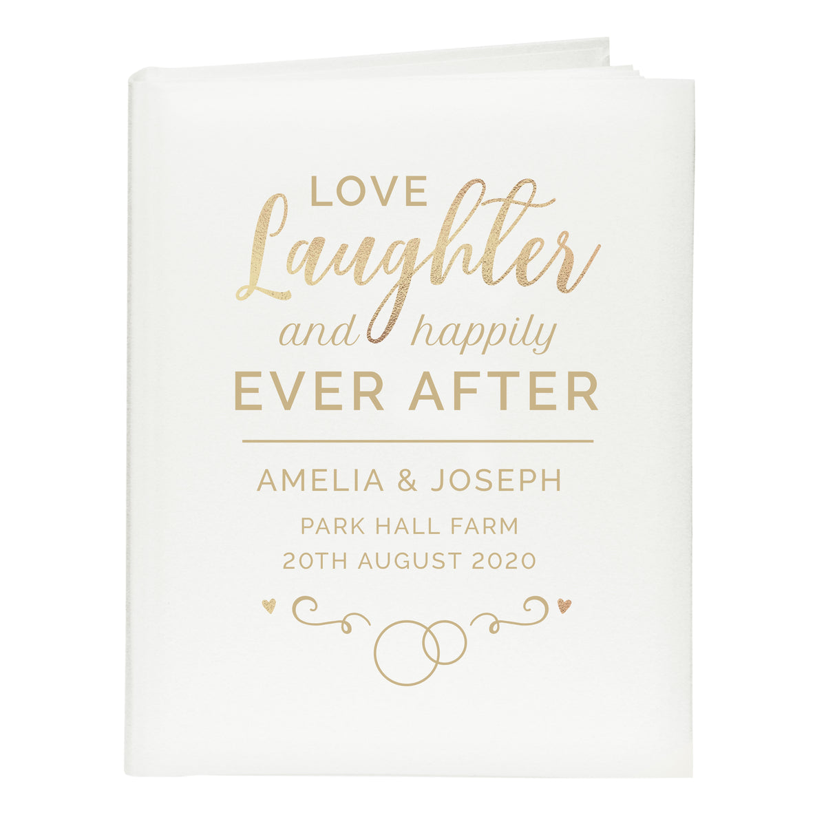 Personalised Happily Ever After Traditional Photo Album