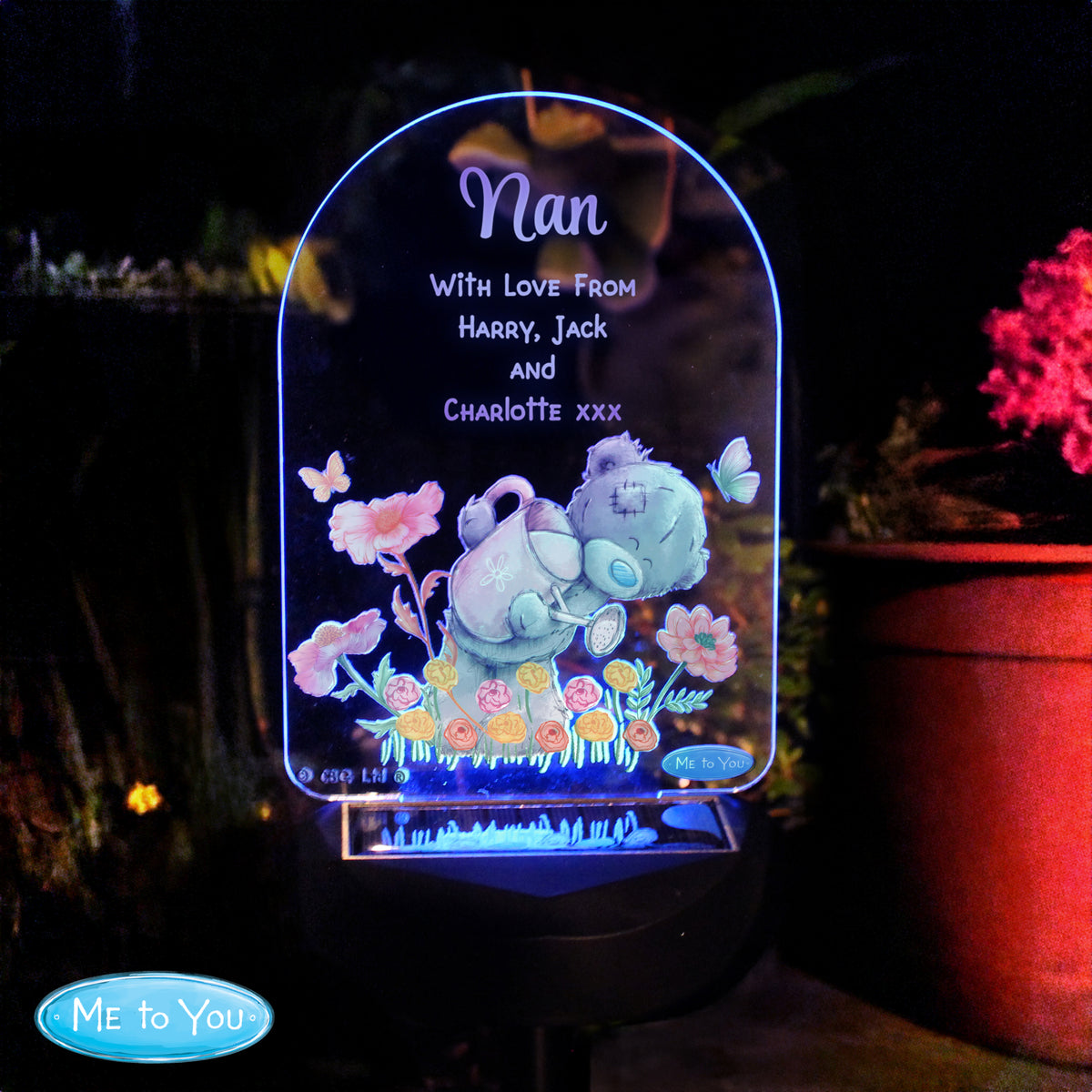 Personalised Me to You Garden LED Solar Light