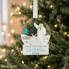 Personalised The Snowman My 1st Christmas Decoration