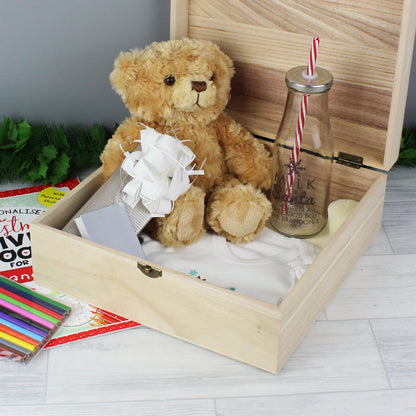 Personalised Large Wooden Christmas Eve Box