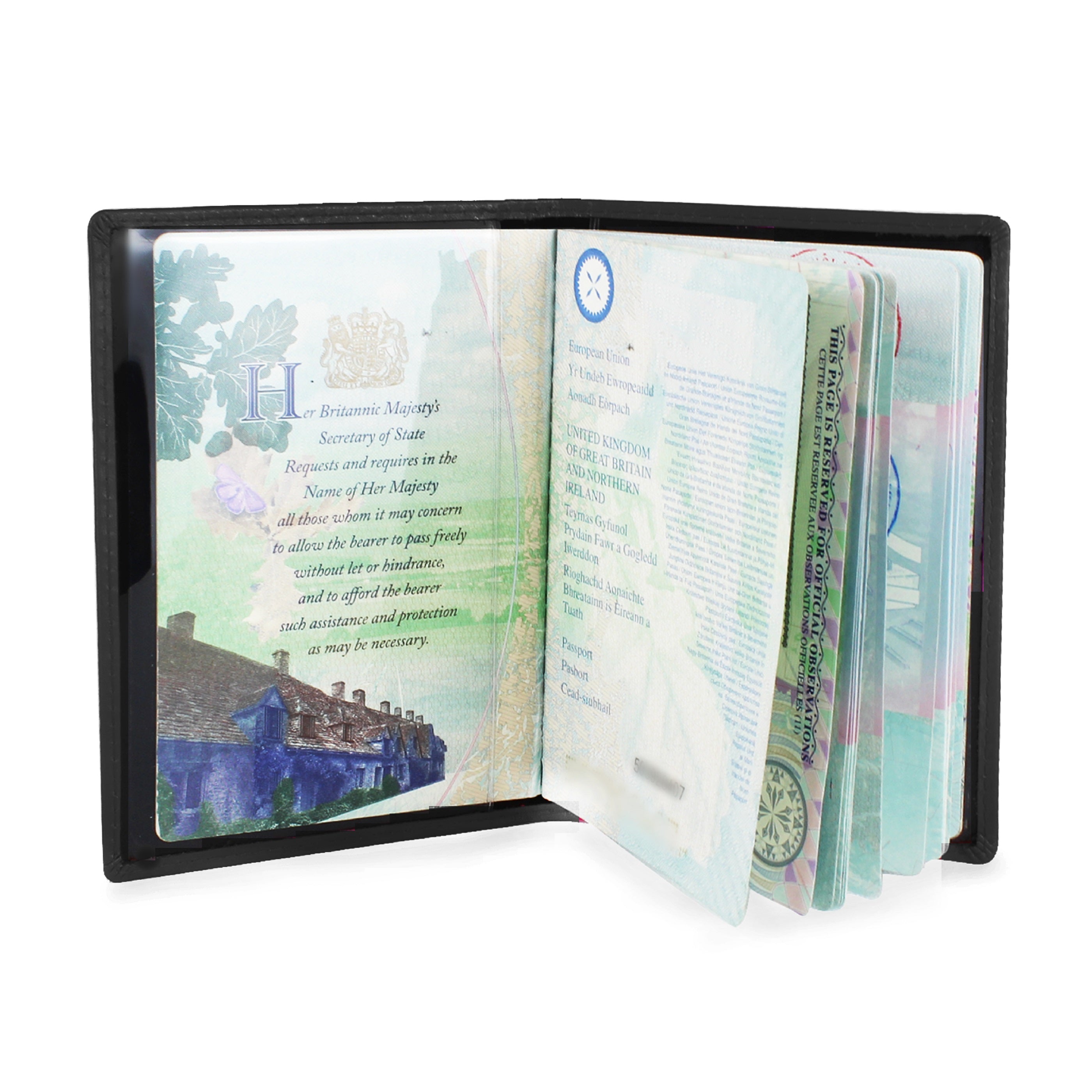 Personalised Lifetime of Adventures Couples Leather Passports