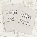 Personalised Couples Cream Leather Passport Holders