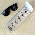 Personalised Black Hydration Tracker Water Bottle
