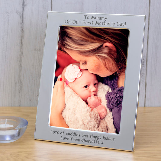 Personalised Mother's Day Silver-Plated Photo Frame