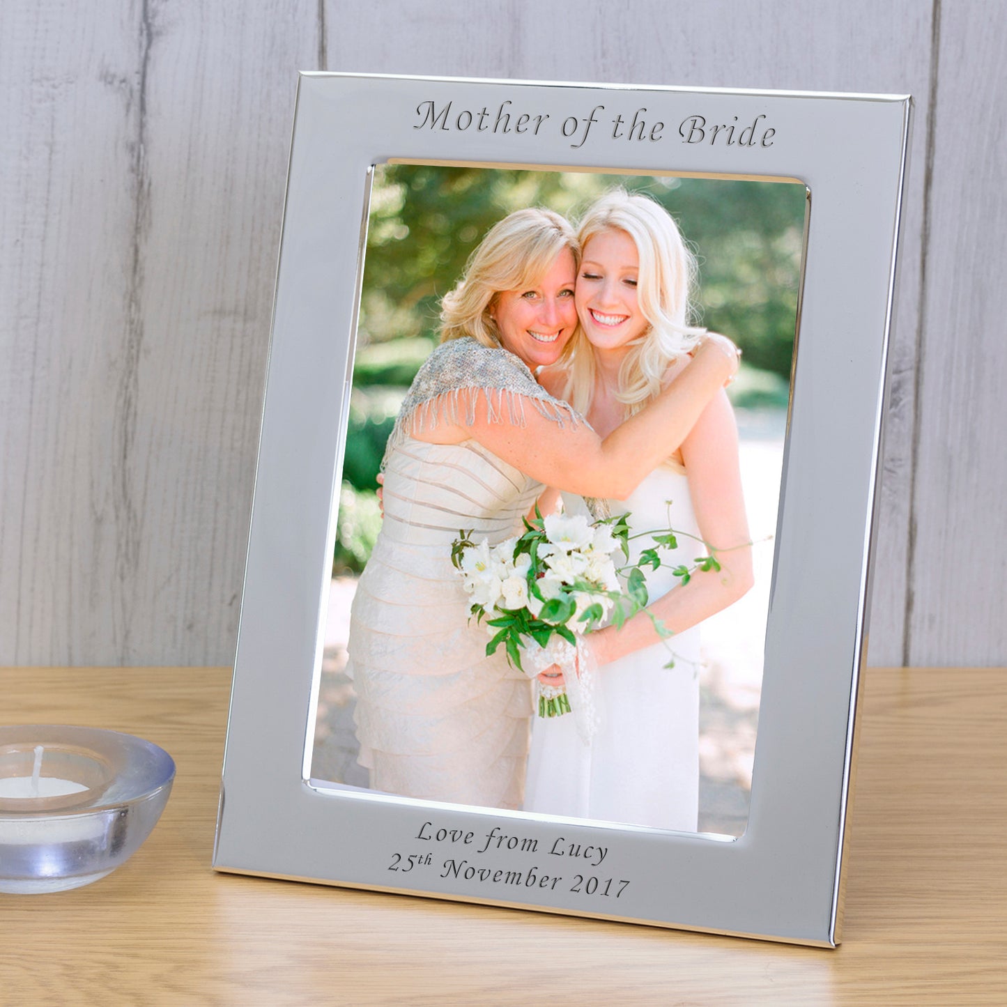 Mother of the Bride Silver Plated Picture Frame