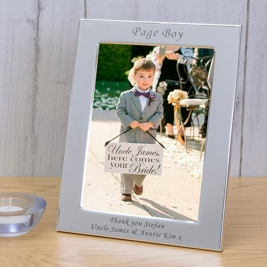 Page Boy Silver Plated Picture Frame