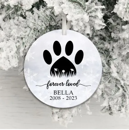 Forever Loved – Personalised Pet Memorial Ornament