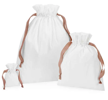 Personalised Pink Christmas polar bear gift sack