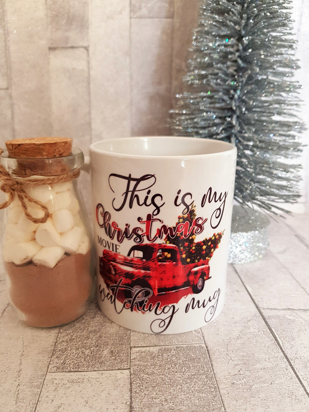 This is my Christmas movie watching mug
