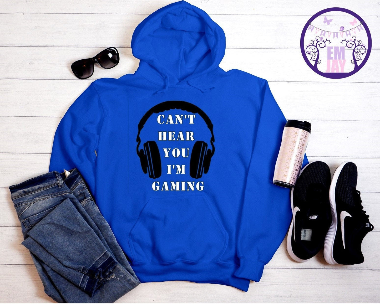 Can't hear you I'm Gaming hoodie