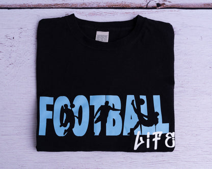 personalised Football Life T-Shirt: Trendy Graphic Tee