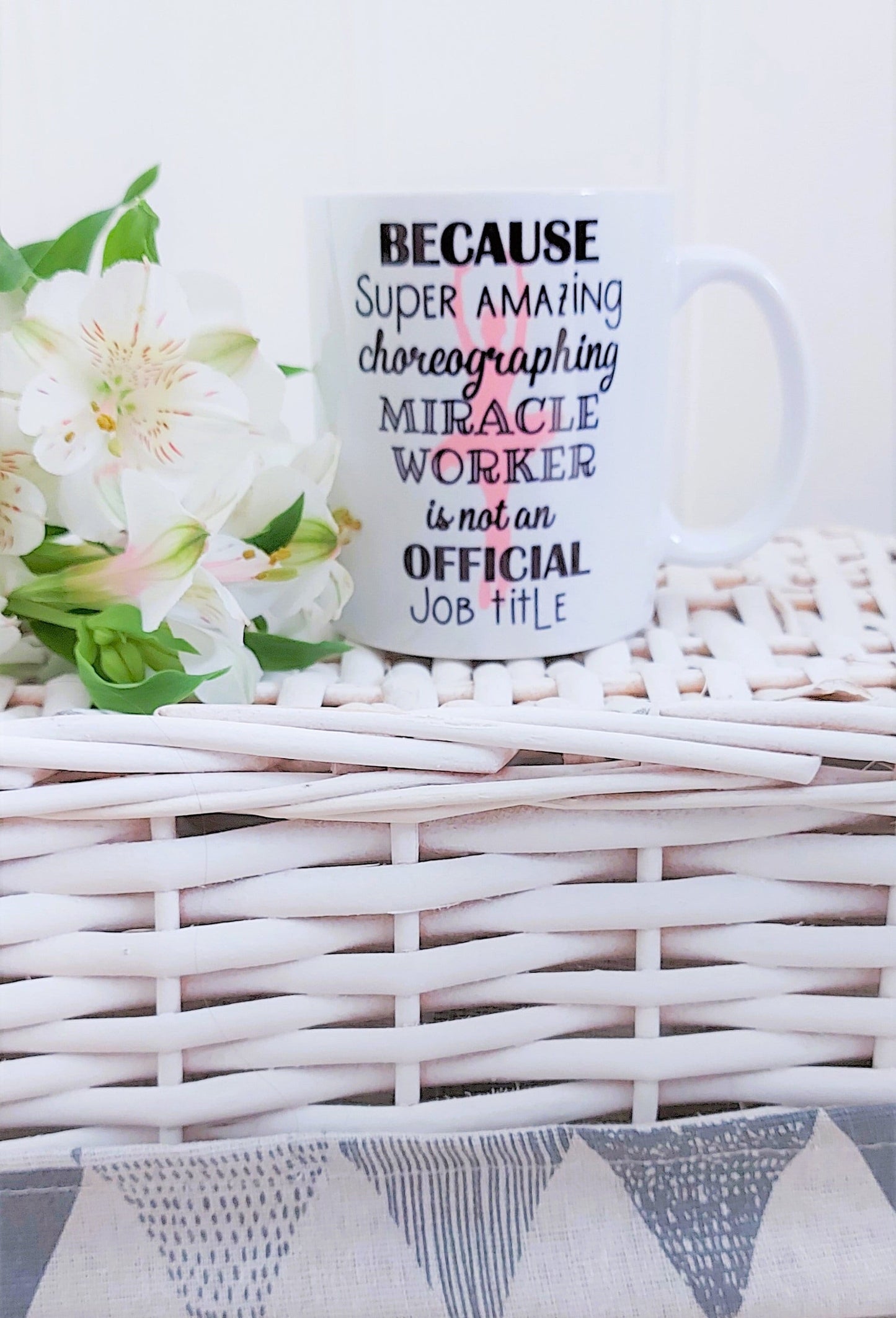 personalised Dance Teacher Mug: Choreographer Gift