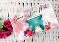 personalised Wax Melt Storage Tin: Floral Scented Wax Organizer