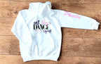 Eat Sleep Dance Repeat hoodie, personalised dance hoodie, dance gift, personalised gifts for dancers, ballet gift, ballerina hoodie