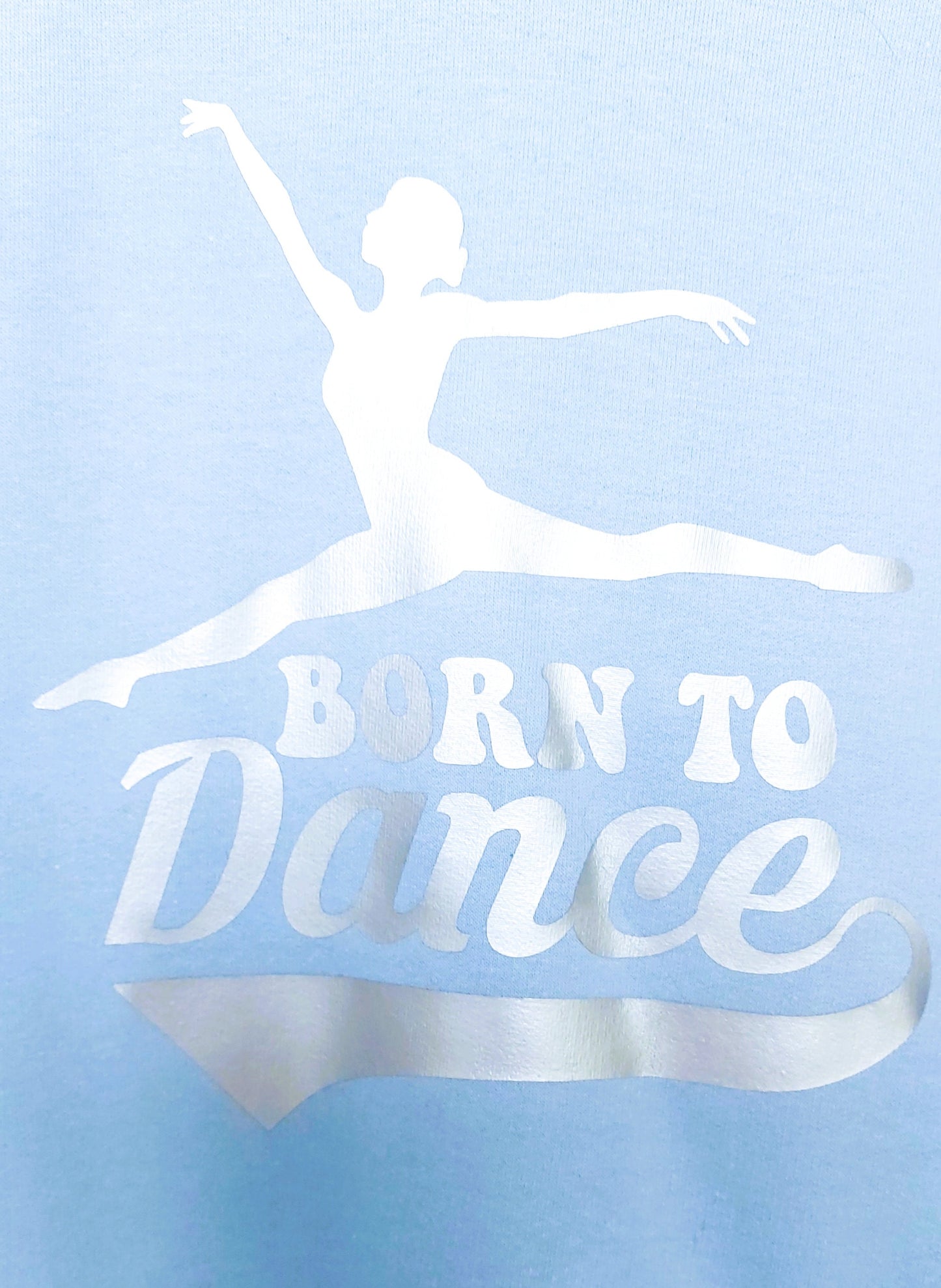 personalised 'Born to Dance' Hoodie: Ballet Dancer Gift