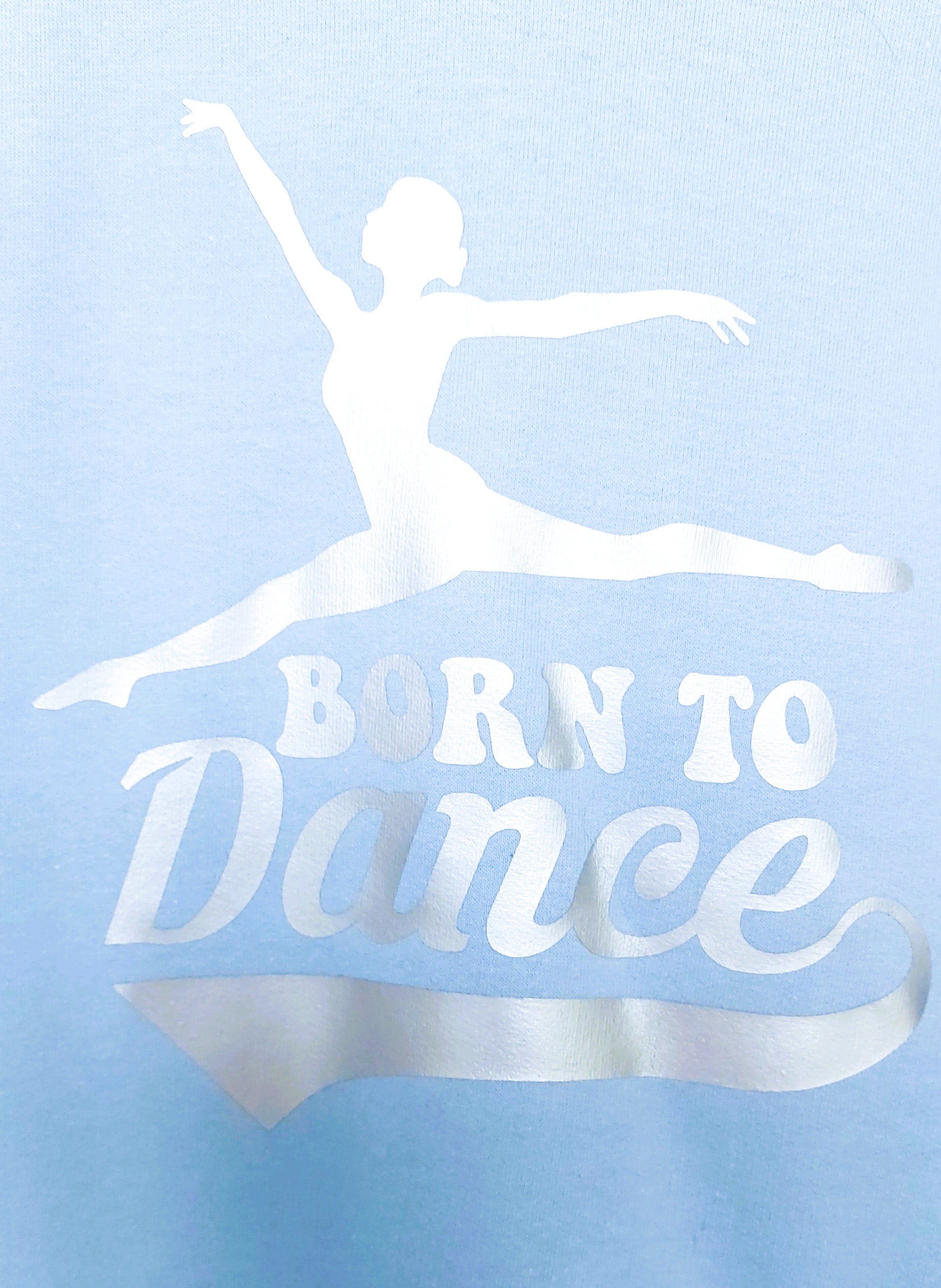 personalised 'Born to Dance' Hoodie: Ballet Dancer Gift