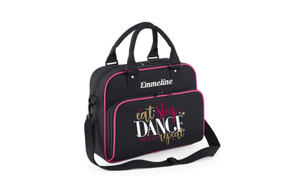 personalised Dance Bag: Eat Sleep Dance Repeat, Ballet Gift