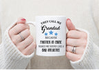 personalised Grandad Mug: Partner in Crime Gift