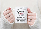 Personalised They call me Nanny/Partner in Crime mug gift, Custom Grandma Gift