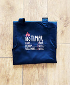 Men's Funny BBQ Timer Apron: Fairtrade Cotton Grill Master Gift