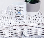 personalised Grandad Mug: Partner in Crime Gift