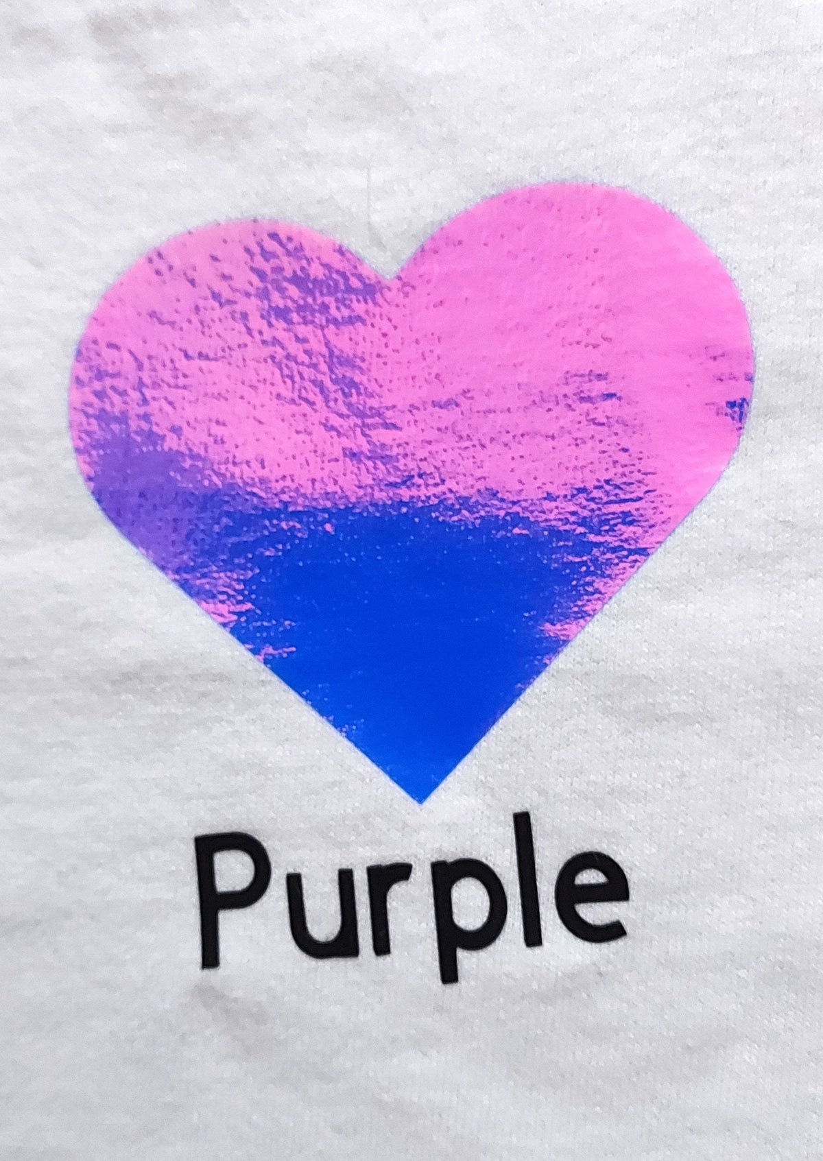 Ballerina T-Shirt: Color-Changing Vinyl Dance with Your Heart Tee