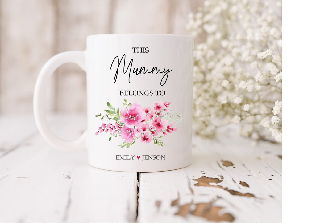 Personalised 'This Mum belongs to' keepsake mug gift, gift for Mum, Mother's Day gift