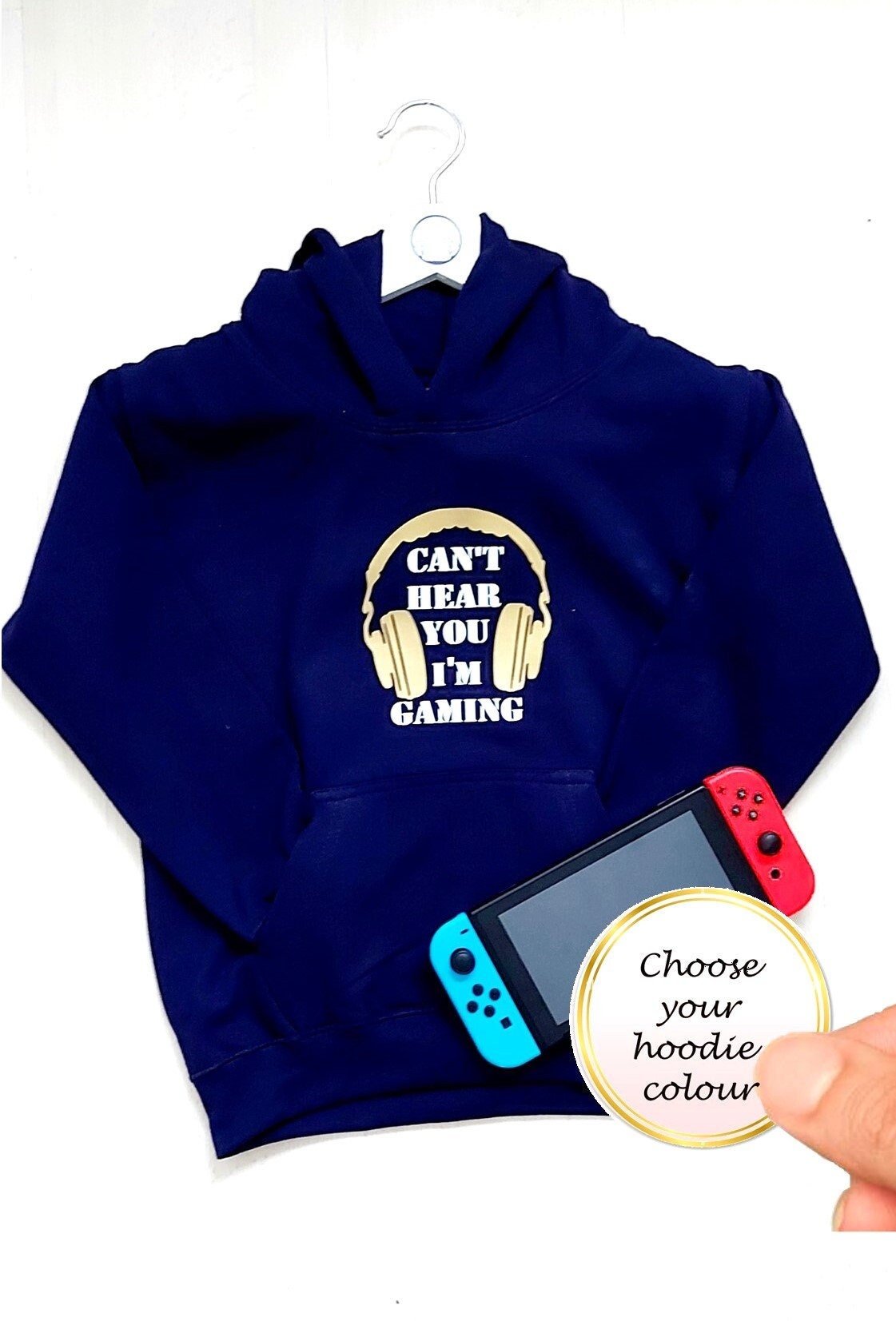 Can't hear you I'm Gaming hoodie