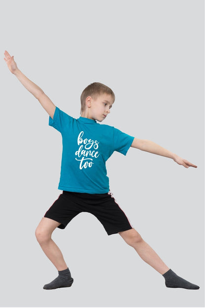 Personalised Boys Dance Too T-shirt, boys ballet t-shirt, dancewear for boys, dance gifts for boys