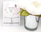 Good Luck in your dance show Ballerina Wish Bracelet, Dance Show Gift, dance show good luck gift