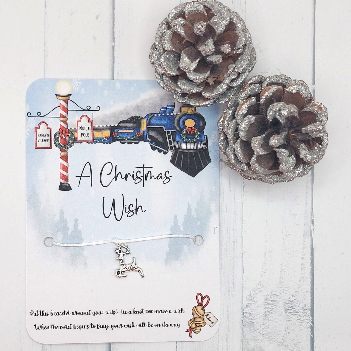 Christmas stocking filler wish bracelet