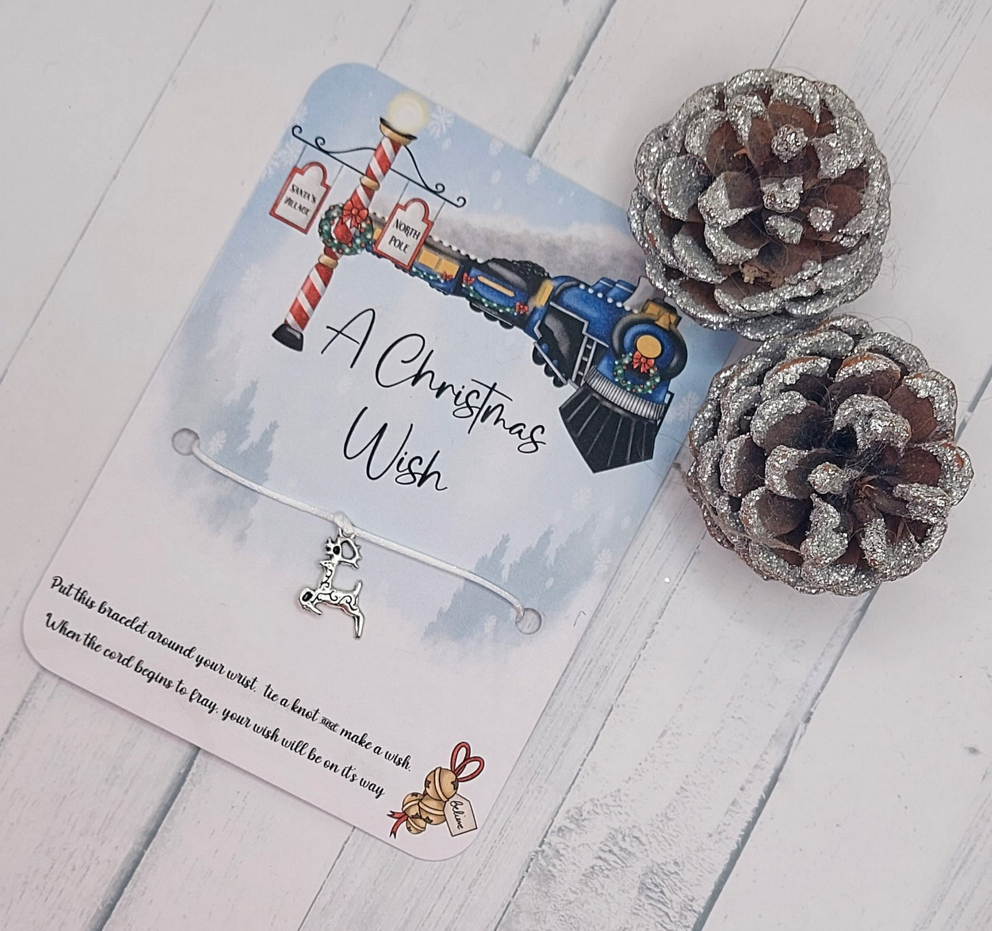 Christmas stocking filler wish bracelet
