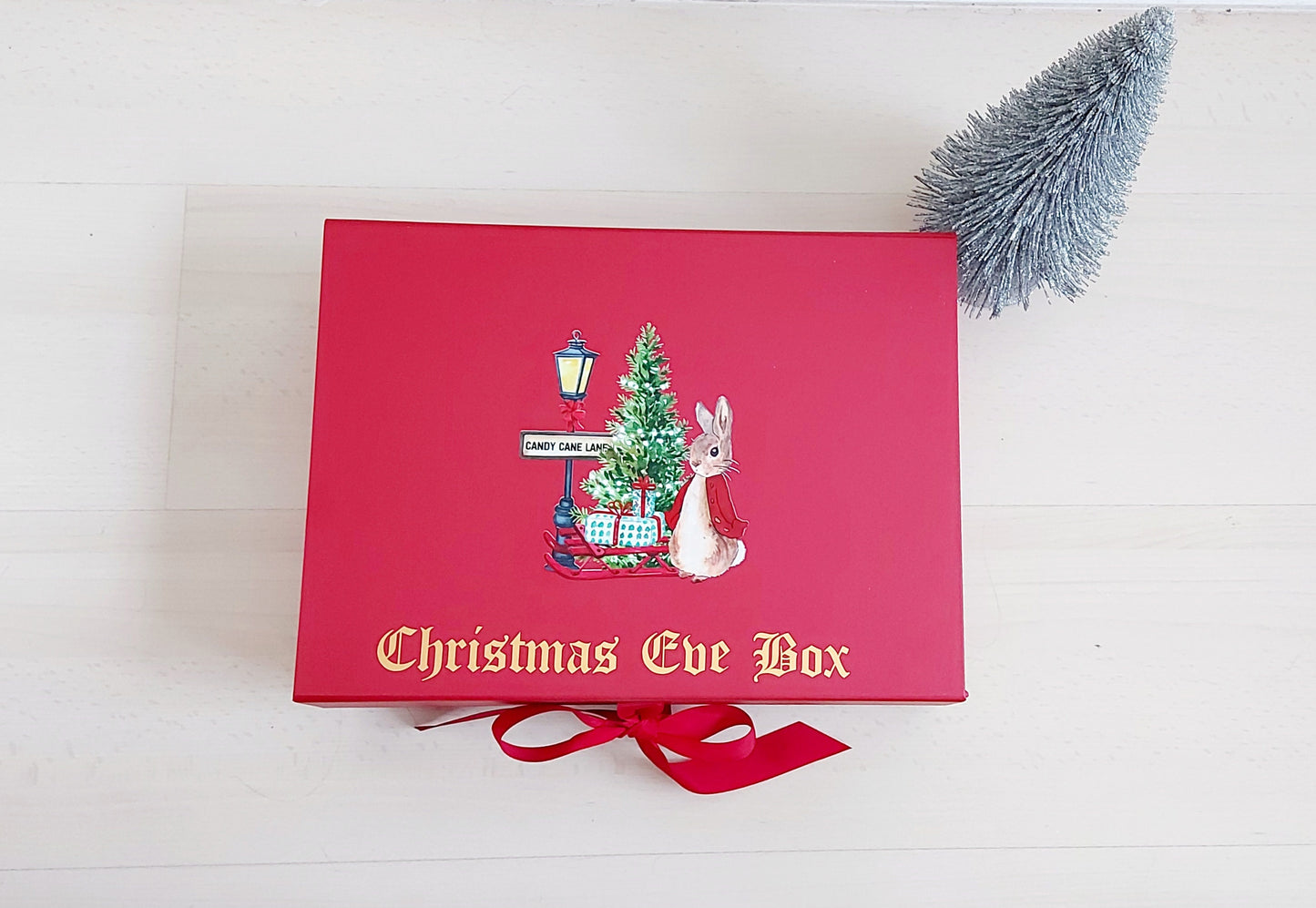 Peter Rabbit Christmas Eve Box – Magnetic Closure Gift Box with Ribbon