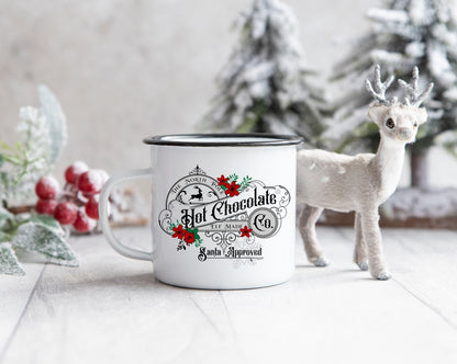 Personalised Christmas Hot Chocolate Mug: Festive Gift