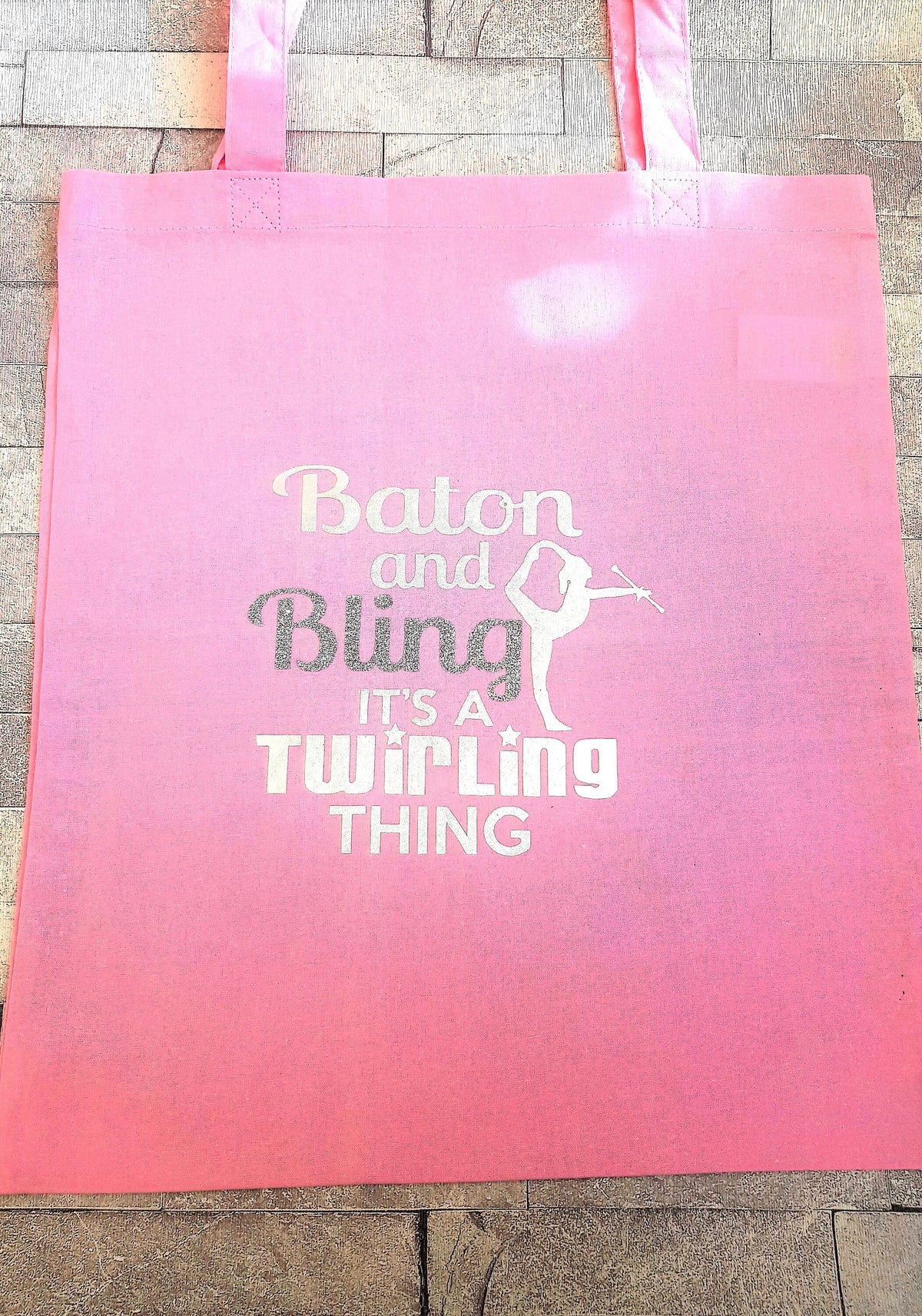 personalised Baton Twirler Tote Bag: Majorette Gift