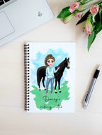 personalised Horse Rider Notebook: Equestrian Gift