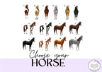 personalised Horse Rider Notebook: Equestrian Gift