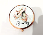 Personalised Ballerina Compact Mirror: Gift for a ballerina