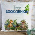 Personalised Dinosaur Reading Cushion: Boys Bedroom Decor
