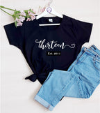 Hello Thirteen, 13th birthday tshirt, birthday top for teenager, 13th birthday tee, gift for 13 year olds