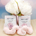 Personalised Plush Sleepover Scrunchie Party Favours, sleepover party bags, party bag fillers, sleepover party gift