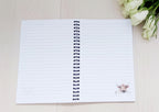 personalised Highland Cow Notebook: A5 Lined Journal