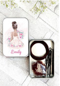 personalised Ballerina Hair Bun Kit: Dance Hair Accessories Tin