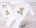 Personalised Mother's Day Baby Vest: Teddy Bear Gift