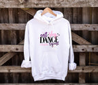 Eat Sleep Dance Repeat hoodie, personalised dance hoodie, dance gift, personalised gifts for dancers, ballet gift, ballerina hoodie