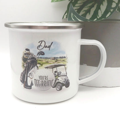 Golf Mug: "You're Tee-riffic" - Golfer Gift - personalised golf gift