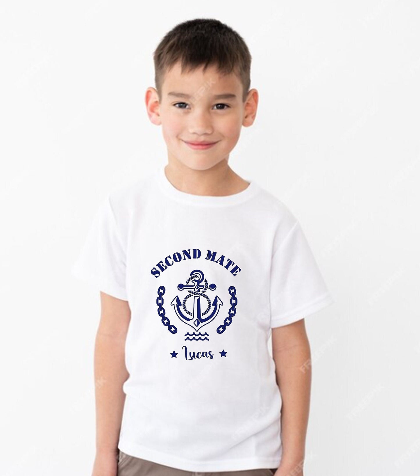 Personalised sailor nautical Themed family t-shirts