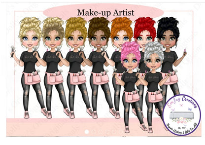 personalised Ceramic Makeup Brush Holder: Custom Character Vanity Decor