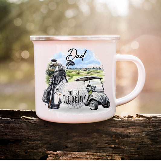 Personalised mug, Personalised golf mug, Dad golf mug, personalised mug for him, Daddy mug, Father's Day gift